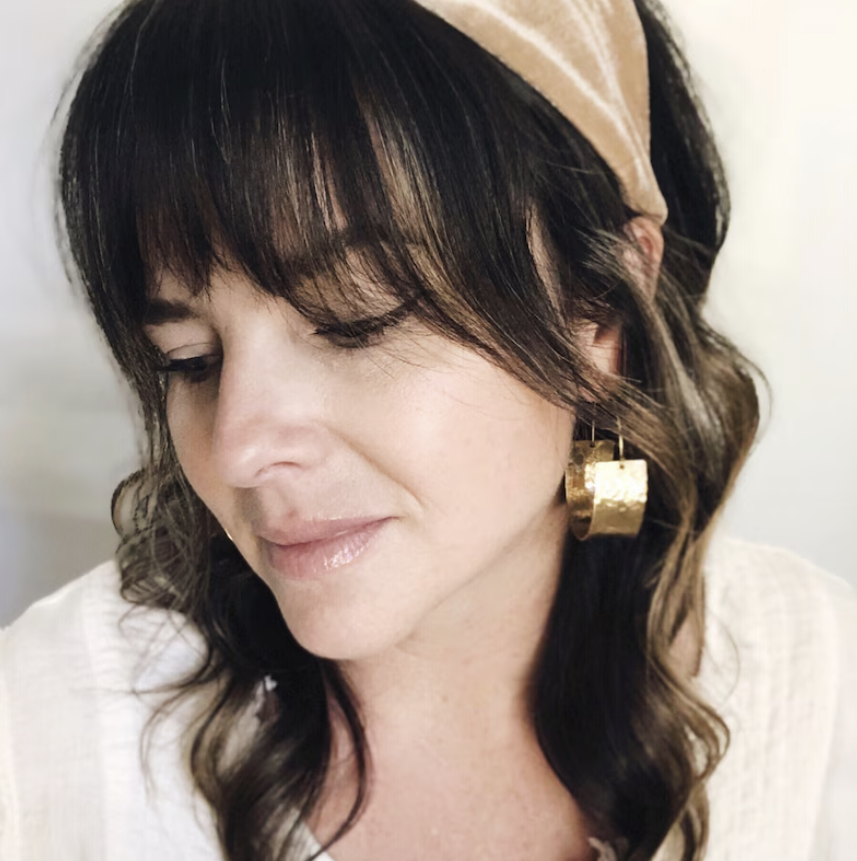 Brass Cradle Hoops - Free Range & Feral