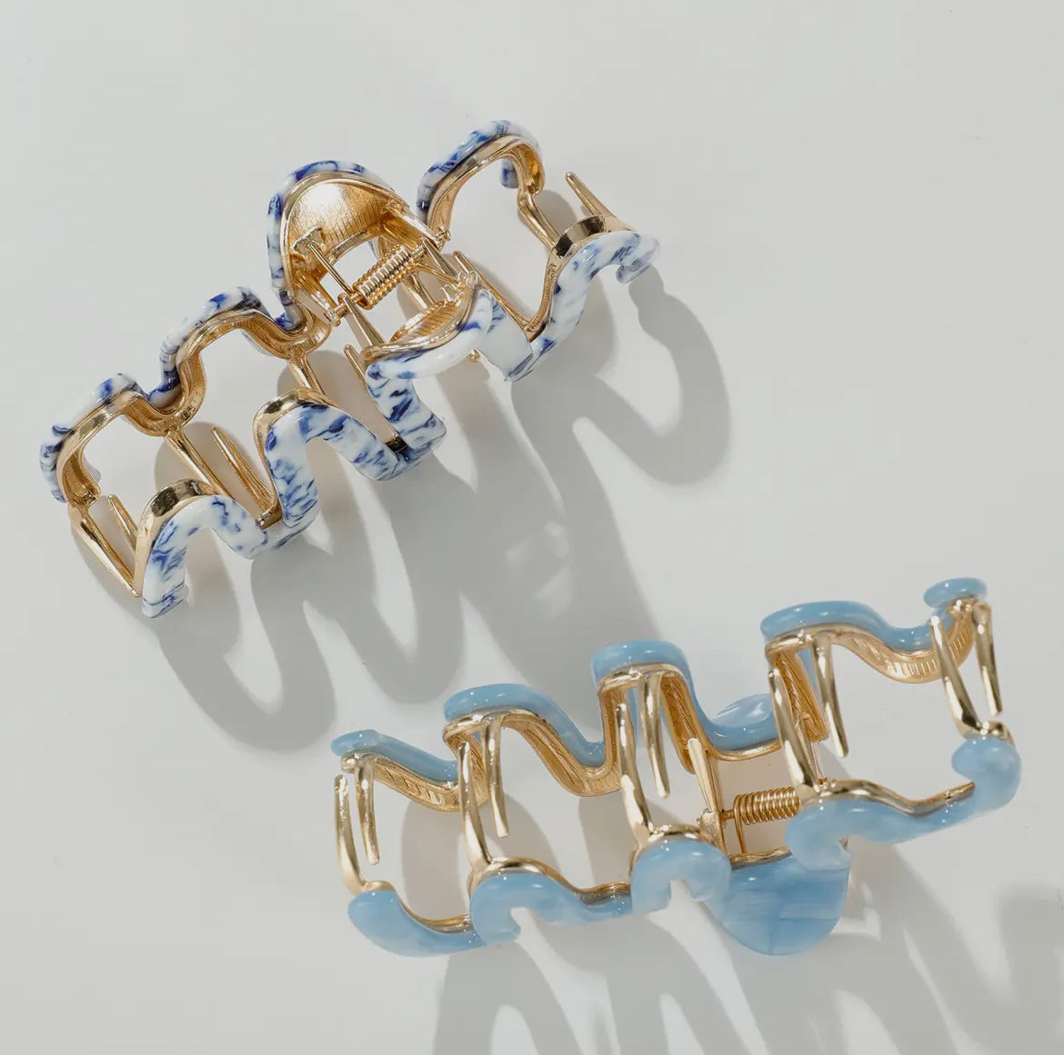 Coastal Waves Claw Clip