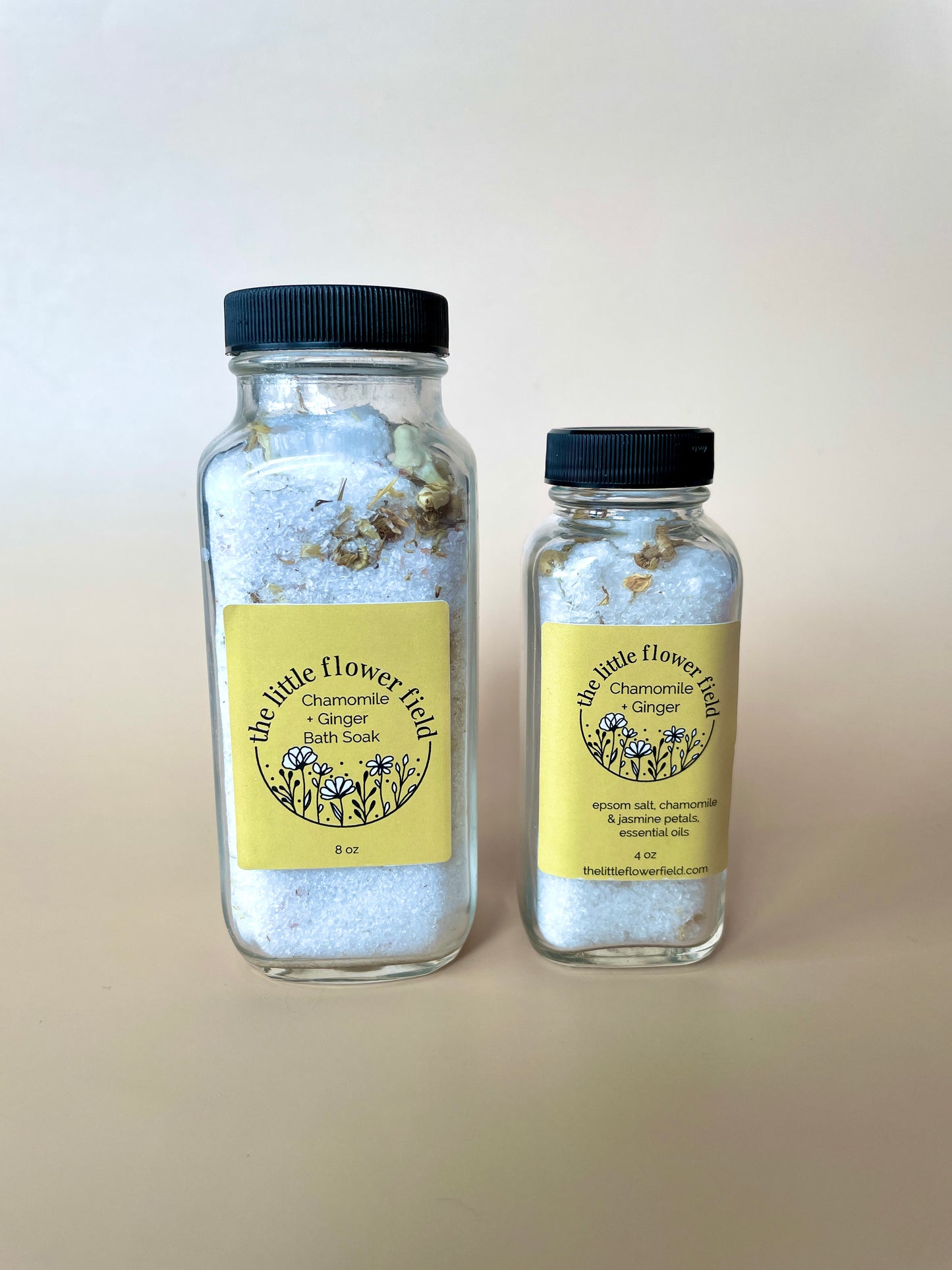 Chamomile + Ginger Bath Soak - The Little Flower Field