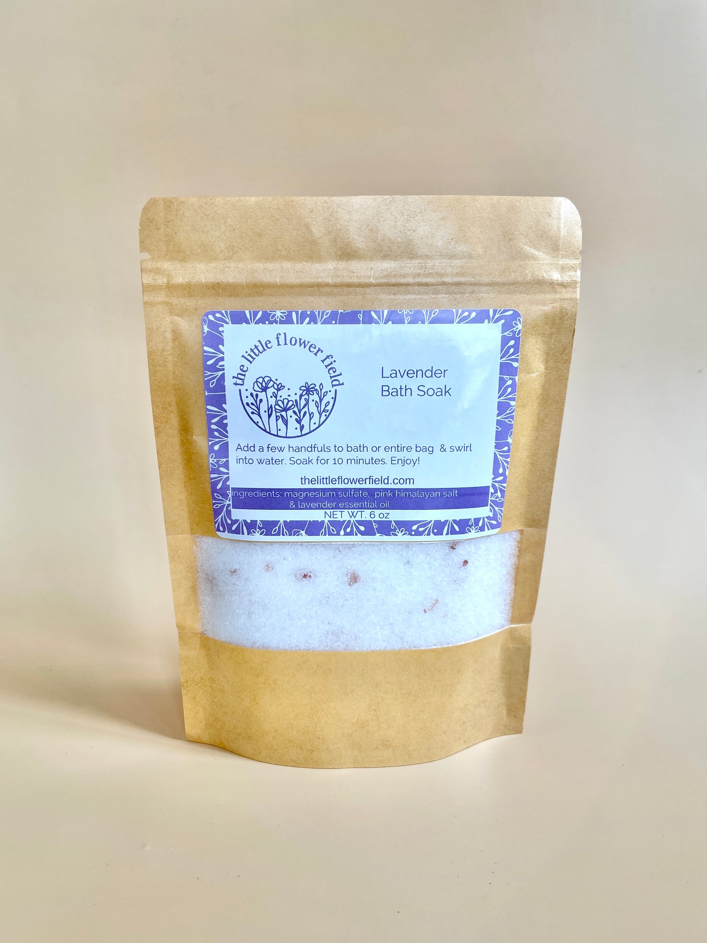 Lavender Bath Soak - The Little Flower Field
