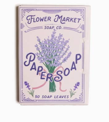 Lavender Paper Soap