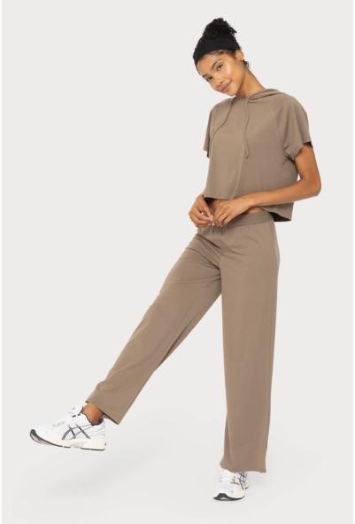 Essentials Wide-Leg Pants - Olive