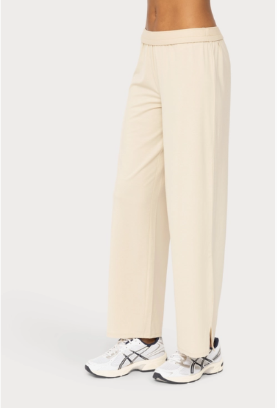 Essentials Wide-Leg Pants - Oat