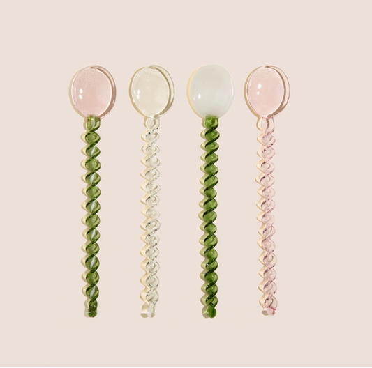 Glass Stirring Spoon - Pastel Series