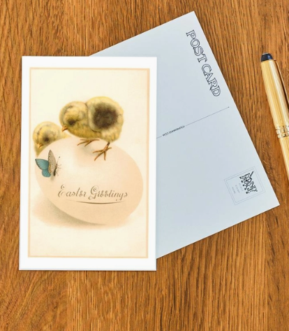 Easter Greetings Vintage Postcard