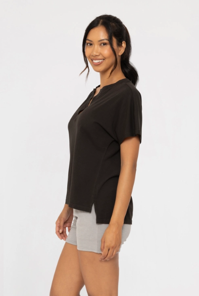 Pima Cotton Tee - Black