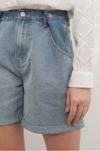 Nyla Adjustable Denim Shorts