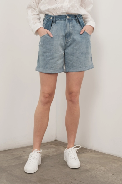 Nyla Adjustable Denim Shorts