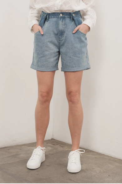 Nyla Adjustable Denim Shorts