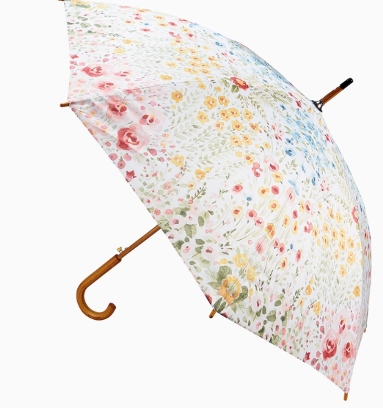 Rainy Day Floral Umbrella