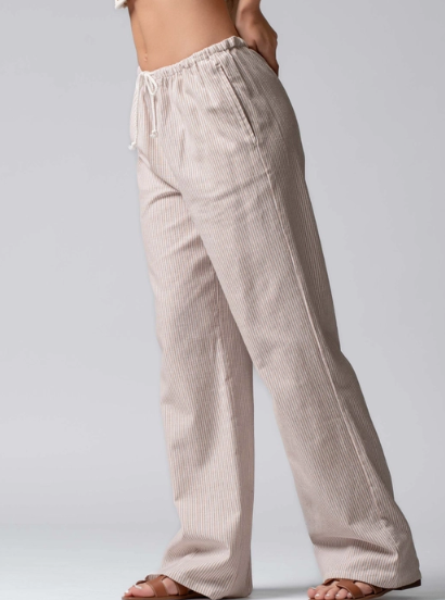 Poolside Drawstring Pants - Khaki