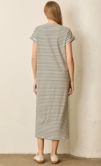 Casual Chic Striped Maxi Dress