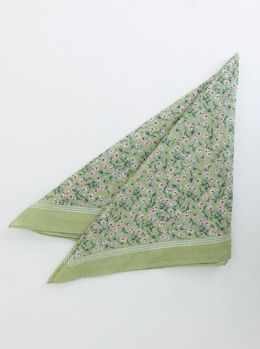 Sage Flower Field Bandana