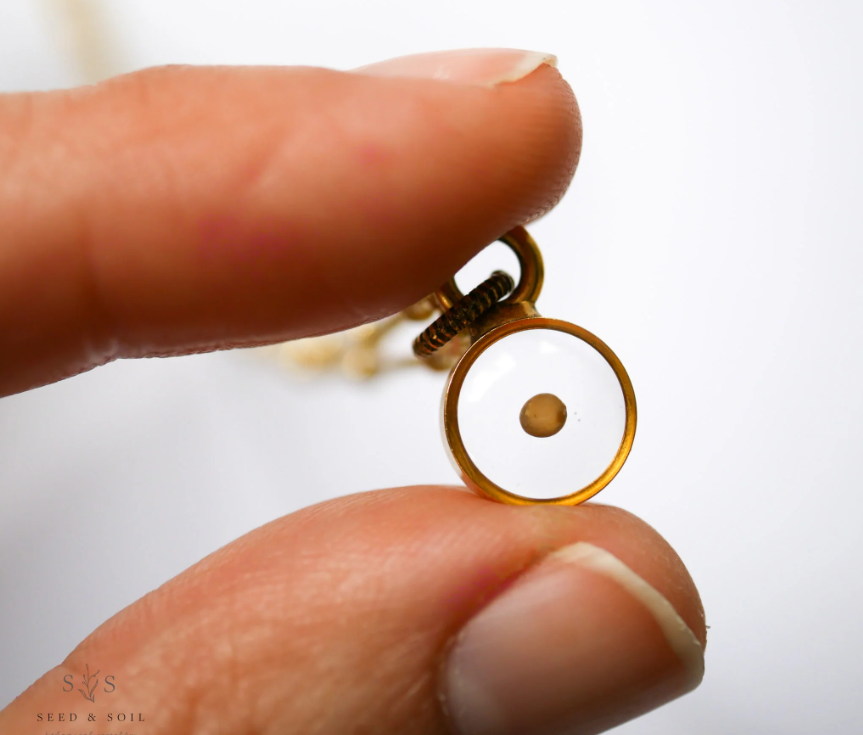 Mustard Seed Circle Necklace - Seed and Soil