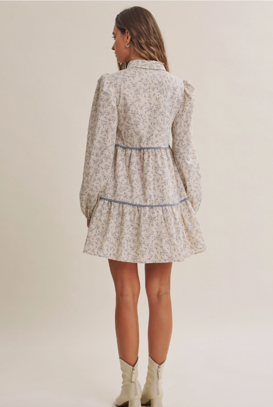Autumn in Bloom Midi Dress