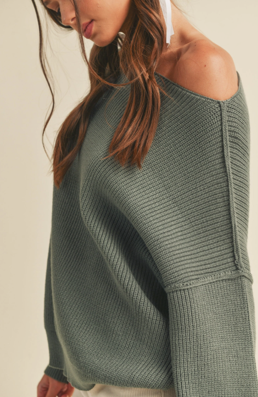Lilianna Boat Neck Sweater