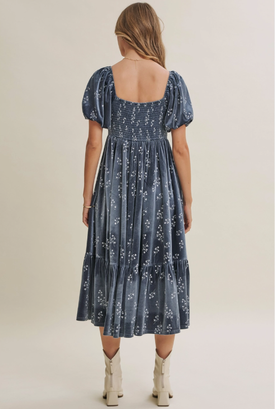 Winter Whisper Midi Dress