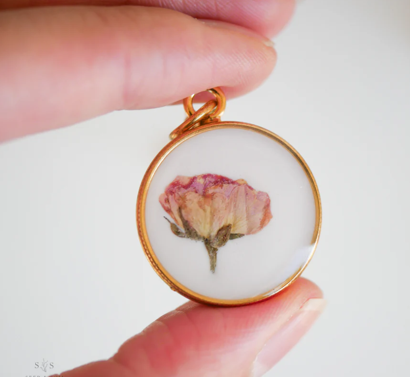 Valentines Rose Necklace - Seed and Soil
