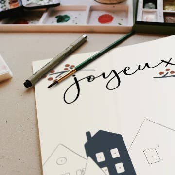 Joyeux Noel Paint-By-Number Kit