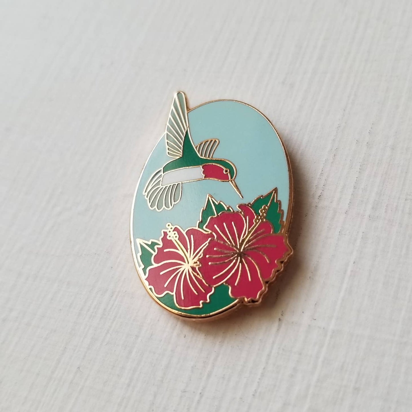 Hummingbird Enamel Needle Minder Magnet