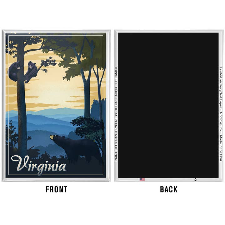 Virginia Blue Ridge & Bears Magnet