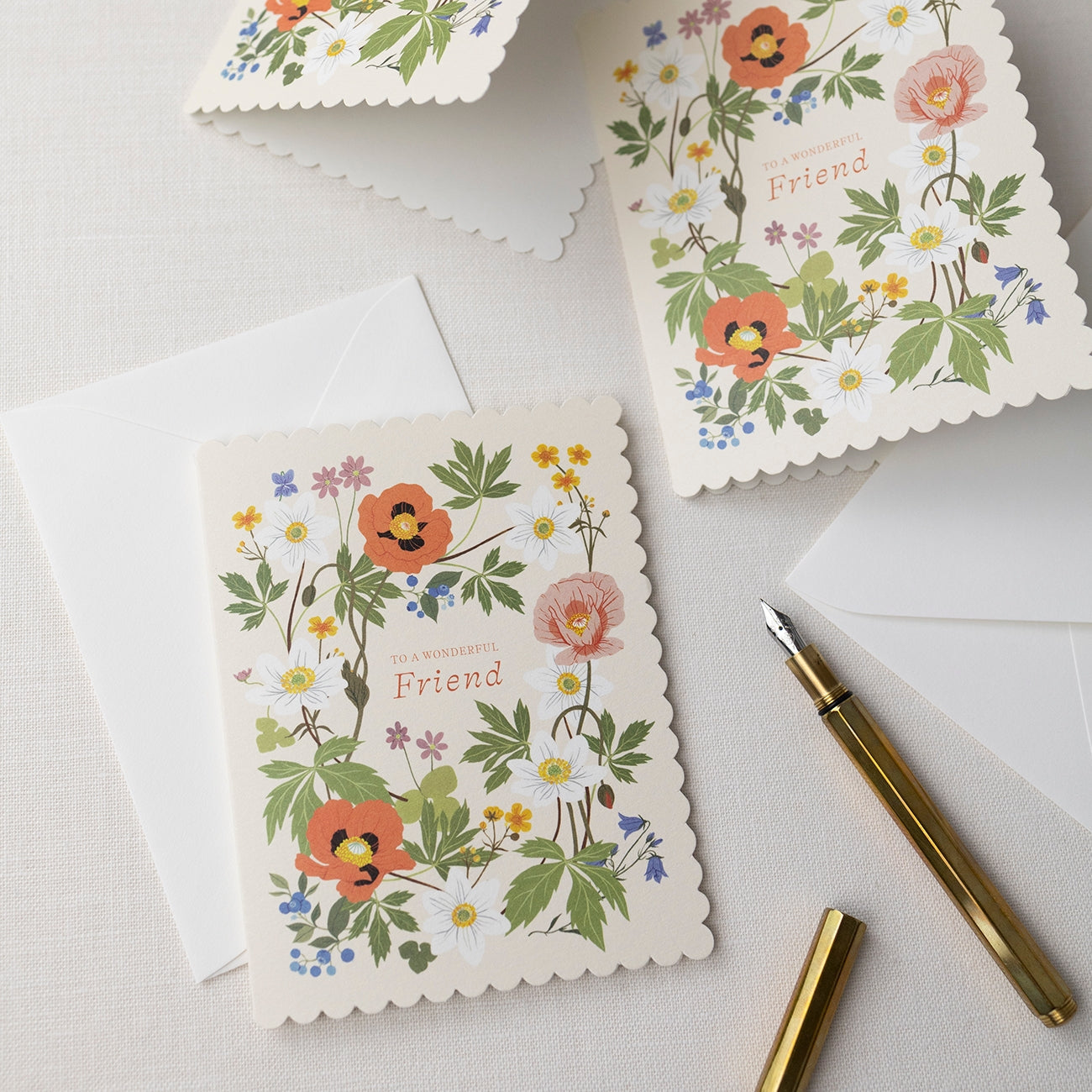 "Wonderful Friend" Wildflower Greeting Card