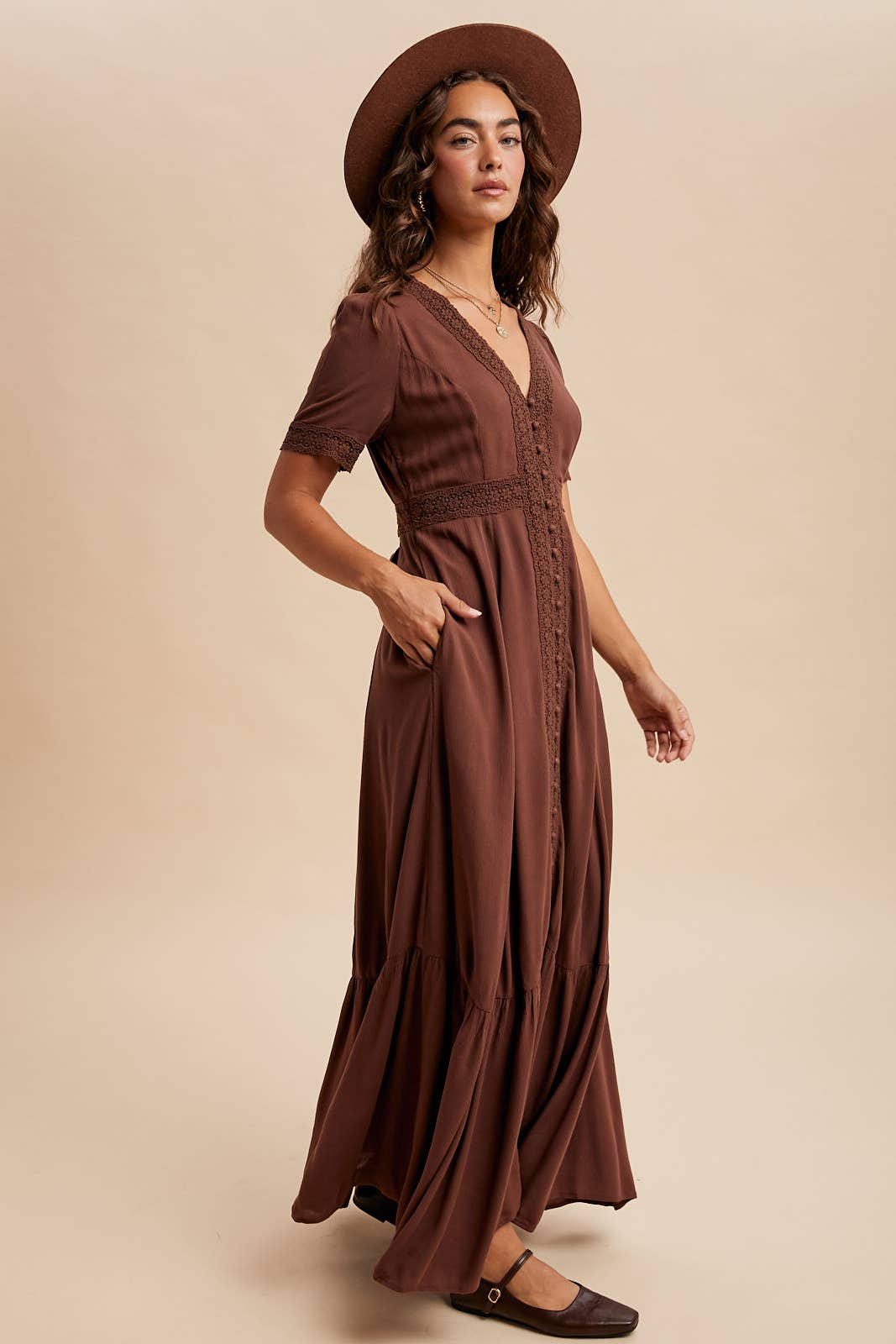 Fairytale Forrest Button-down Maxi Dress
