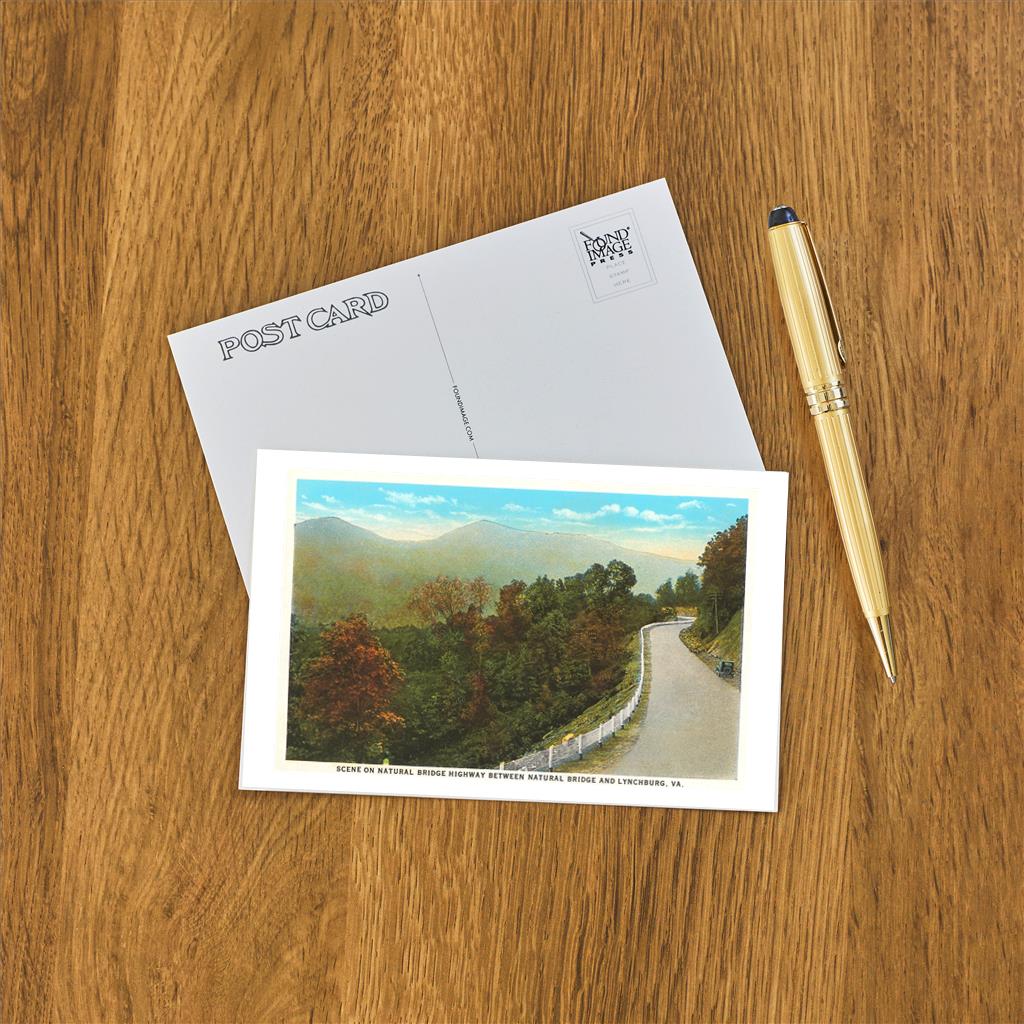 Natural Bridge Highway Vintage Postcard