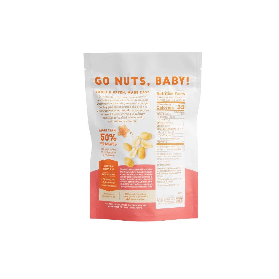 Organic Strawberry Peanut Butter Nutty Puffs Kid & Baby Snacks