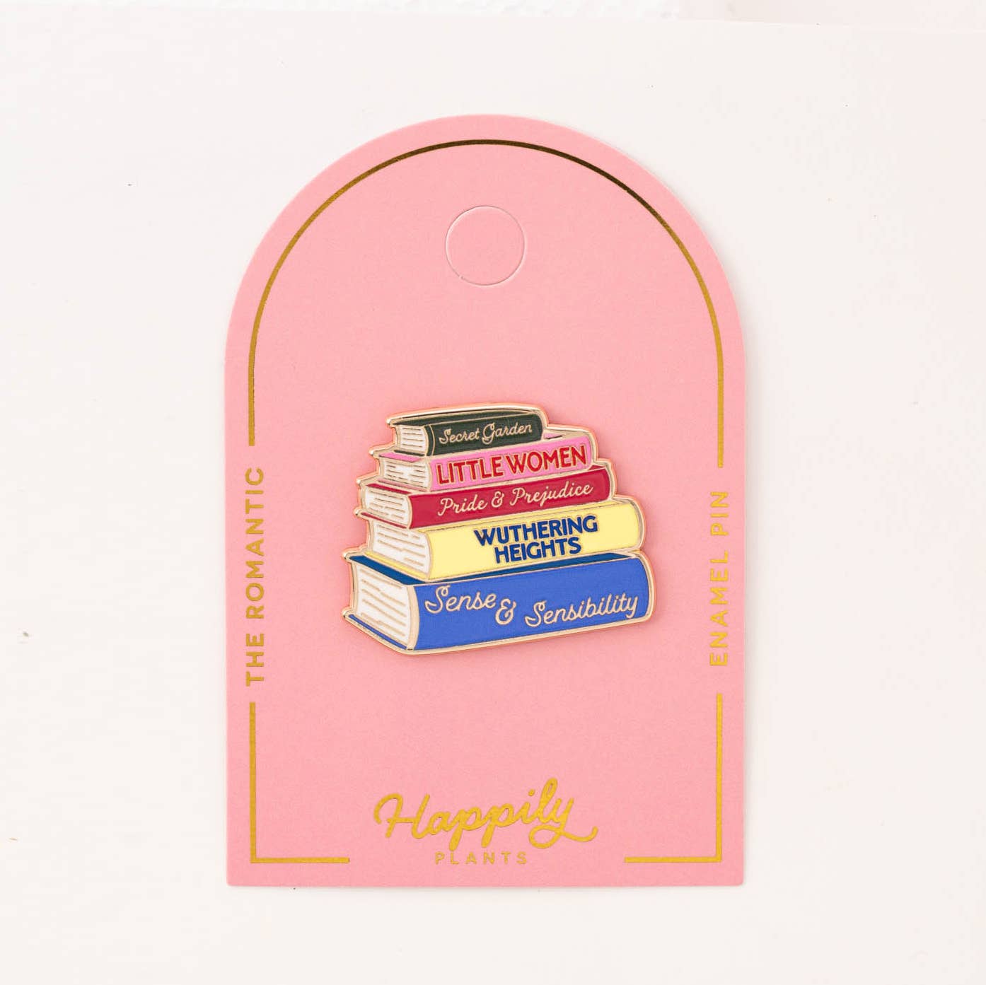 Classic Book Lovers Book Pin