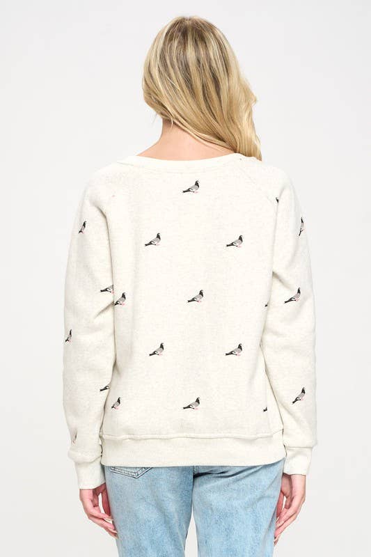 Pigeon All Over Sweatshirt