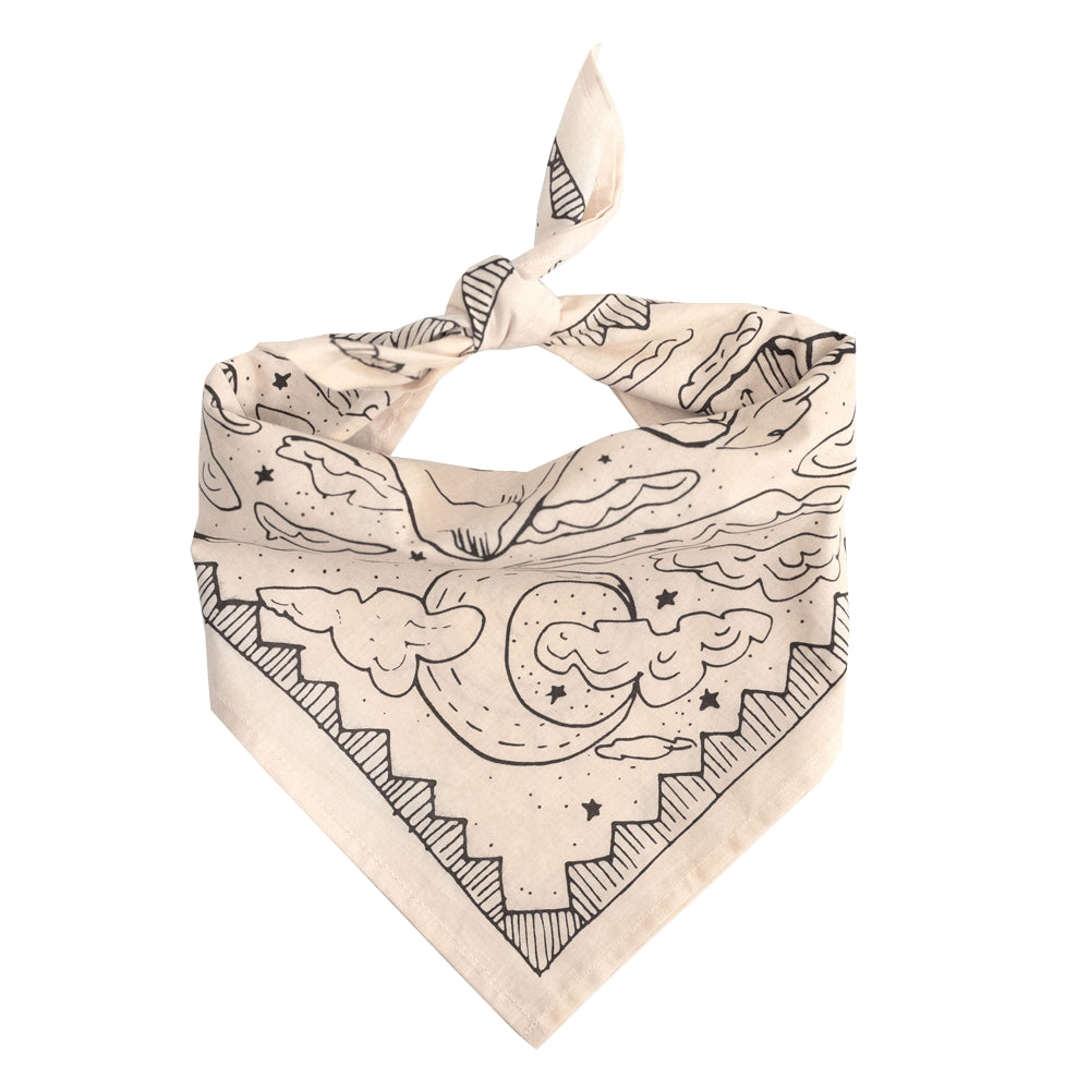 Cream Desert Bandana - 22"