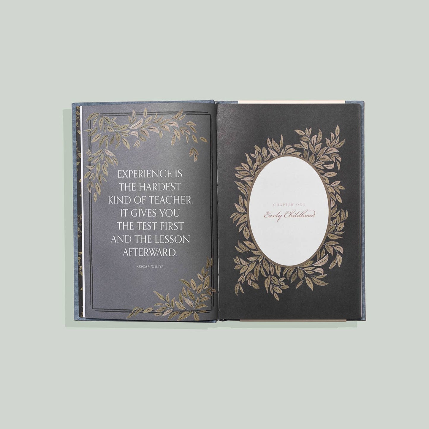 Dad's Story Embossed Linen Guided Journal