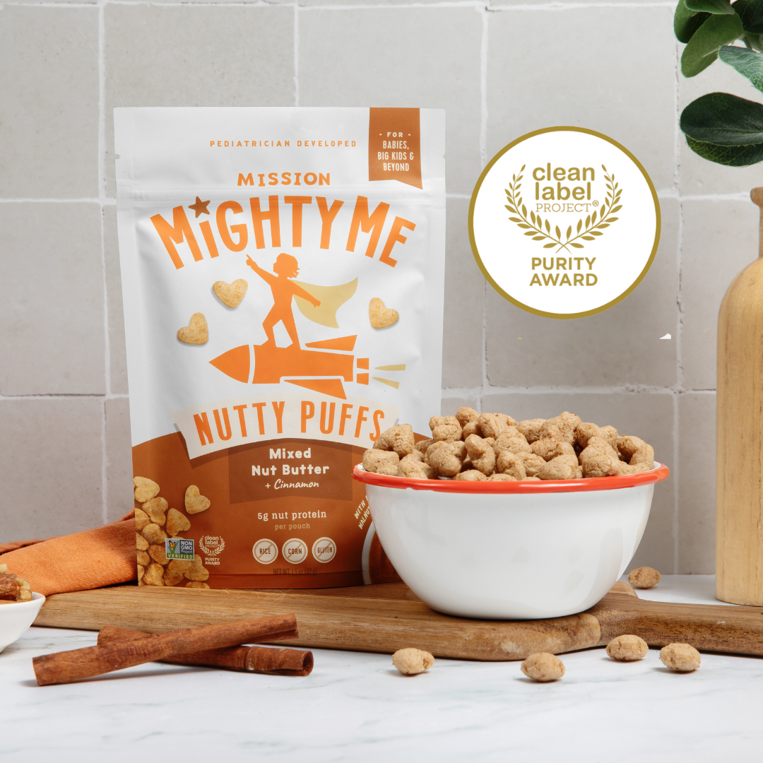 Organic Mixed Nut Butter Puffs Kid and Baby Snacks