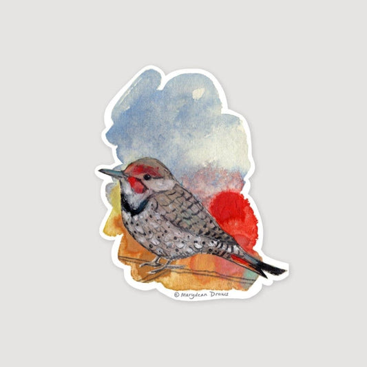 Marydean Draws Sticker - "Northern Flicker"