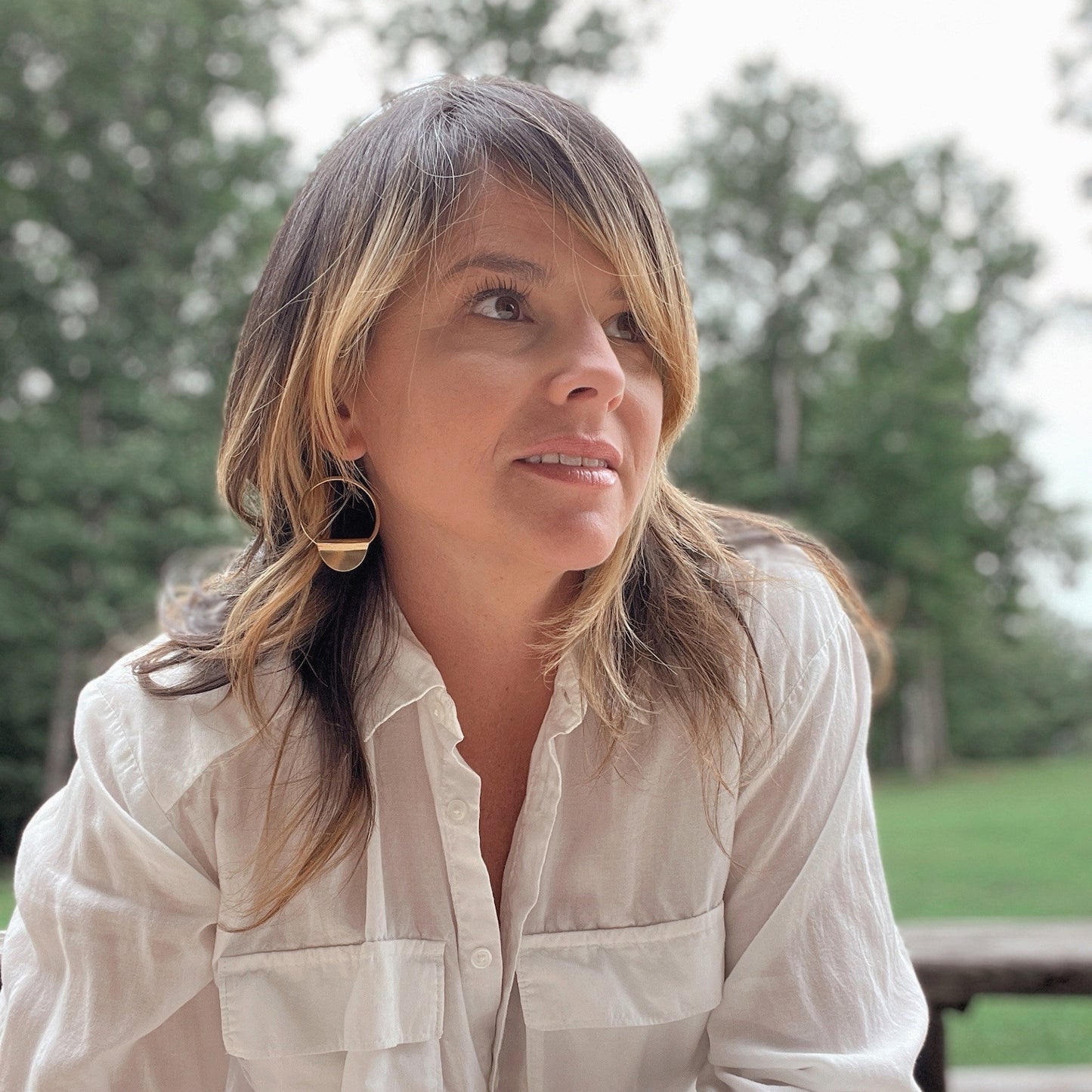 Brass Folded Earrings - Free Range & Feral
