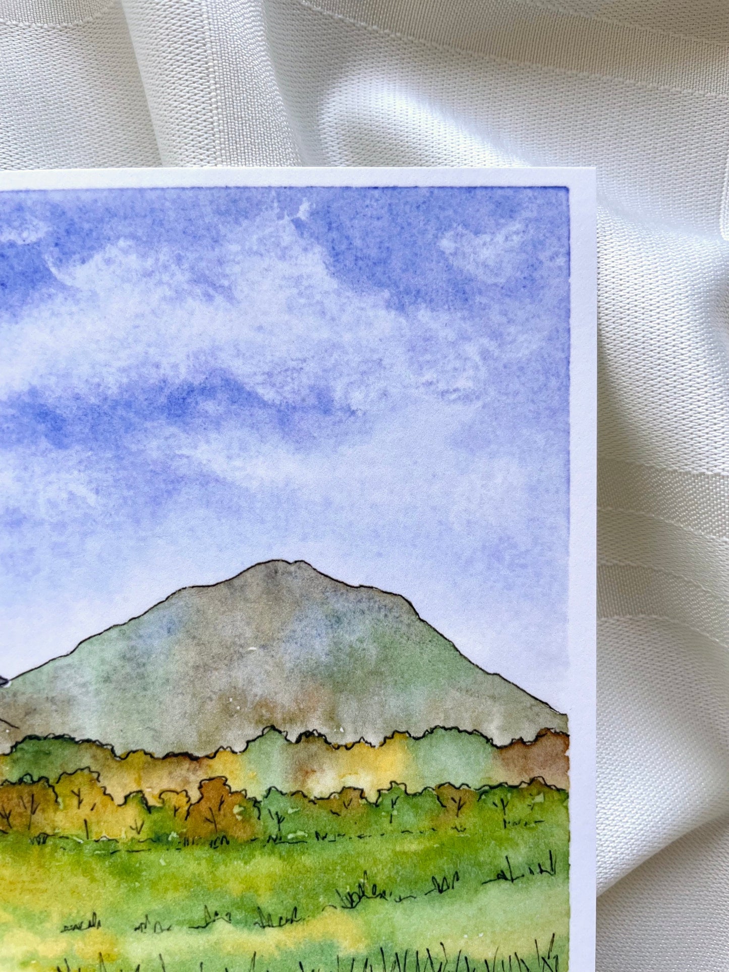 "Peaks of Otter" Blue Ridge Mountains Print - Glasswater Art Co.