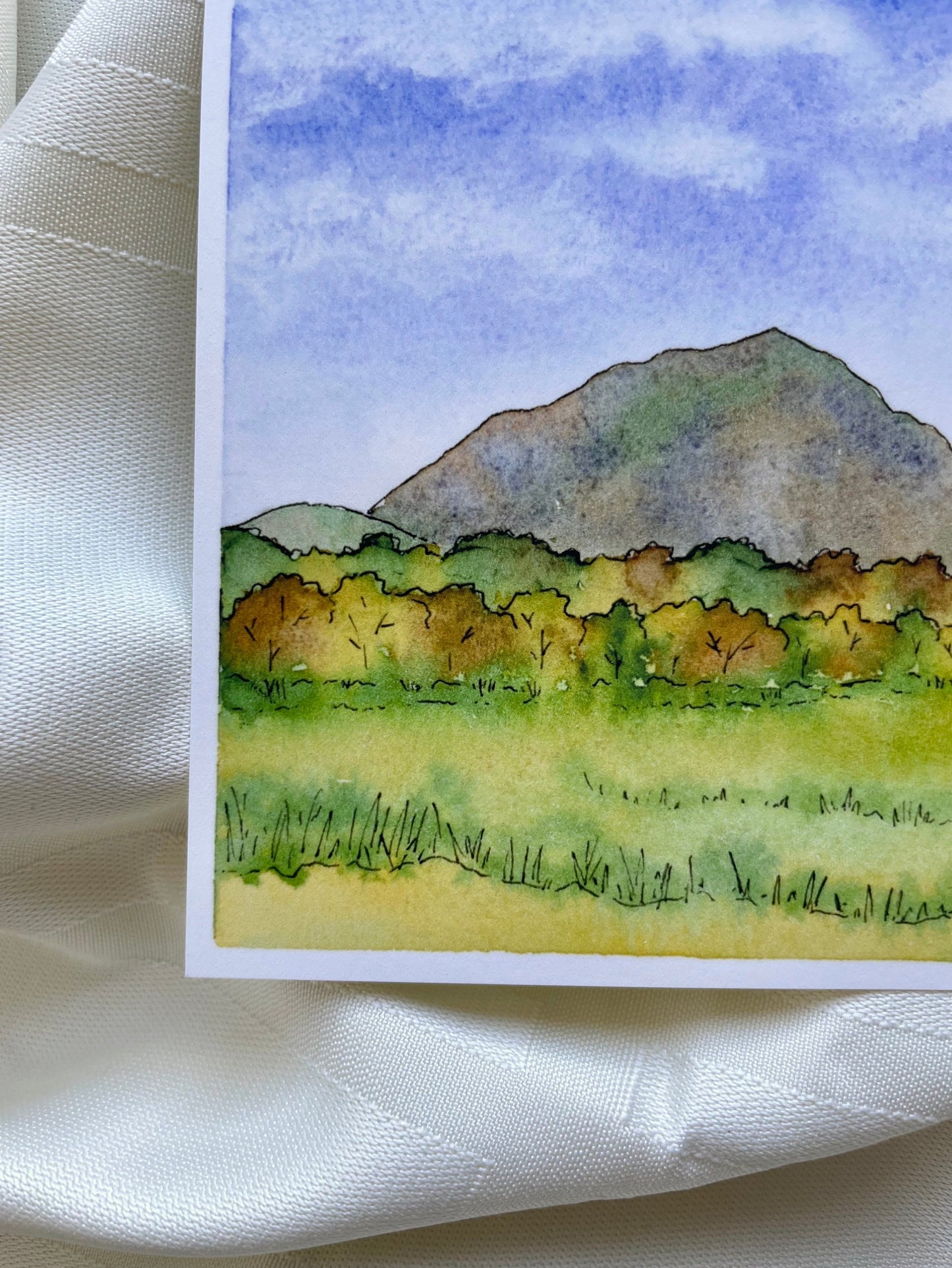 "Peaks of Otter" Blue Ridge Mountains Print - Glasswater Art Co.