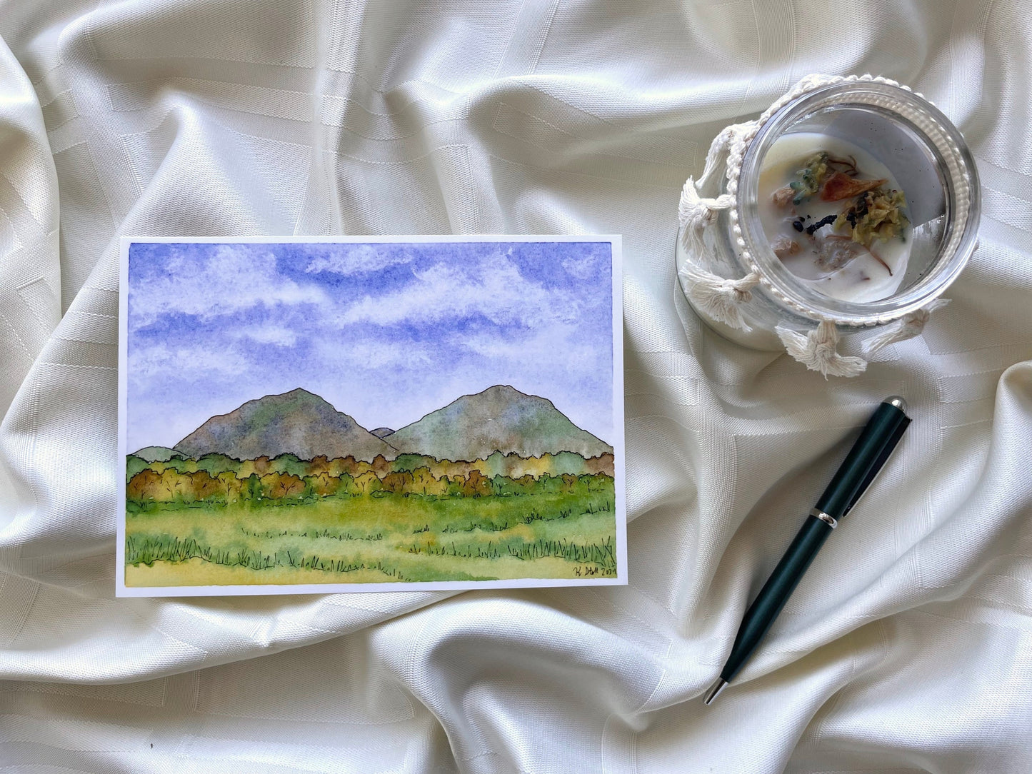 "Peaks of Otter" Blue Ridge Mountains Print - Glasswater Art Co.