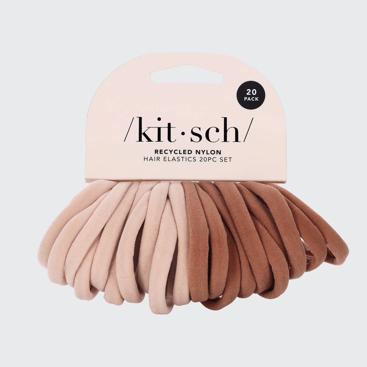 Blush Eco-Friendly Nylon Elastics - Set of 20