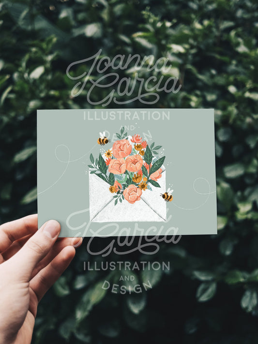 Happy Bee Day Card - Joanna Garcia Art