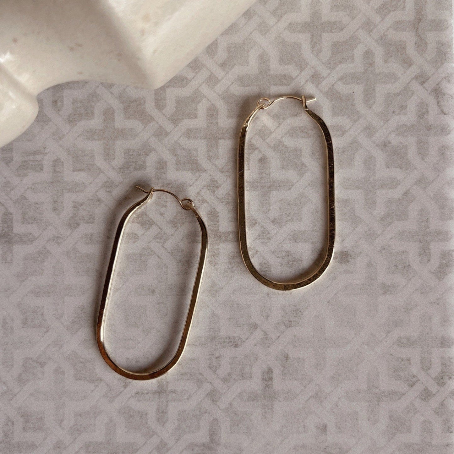 Oval Link Hoop Earrings - Free Range and Feral