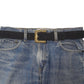 Floral Fountain Leather Belt
