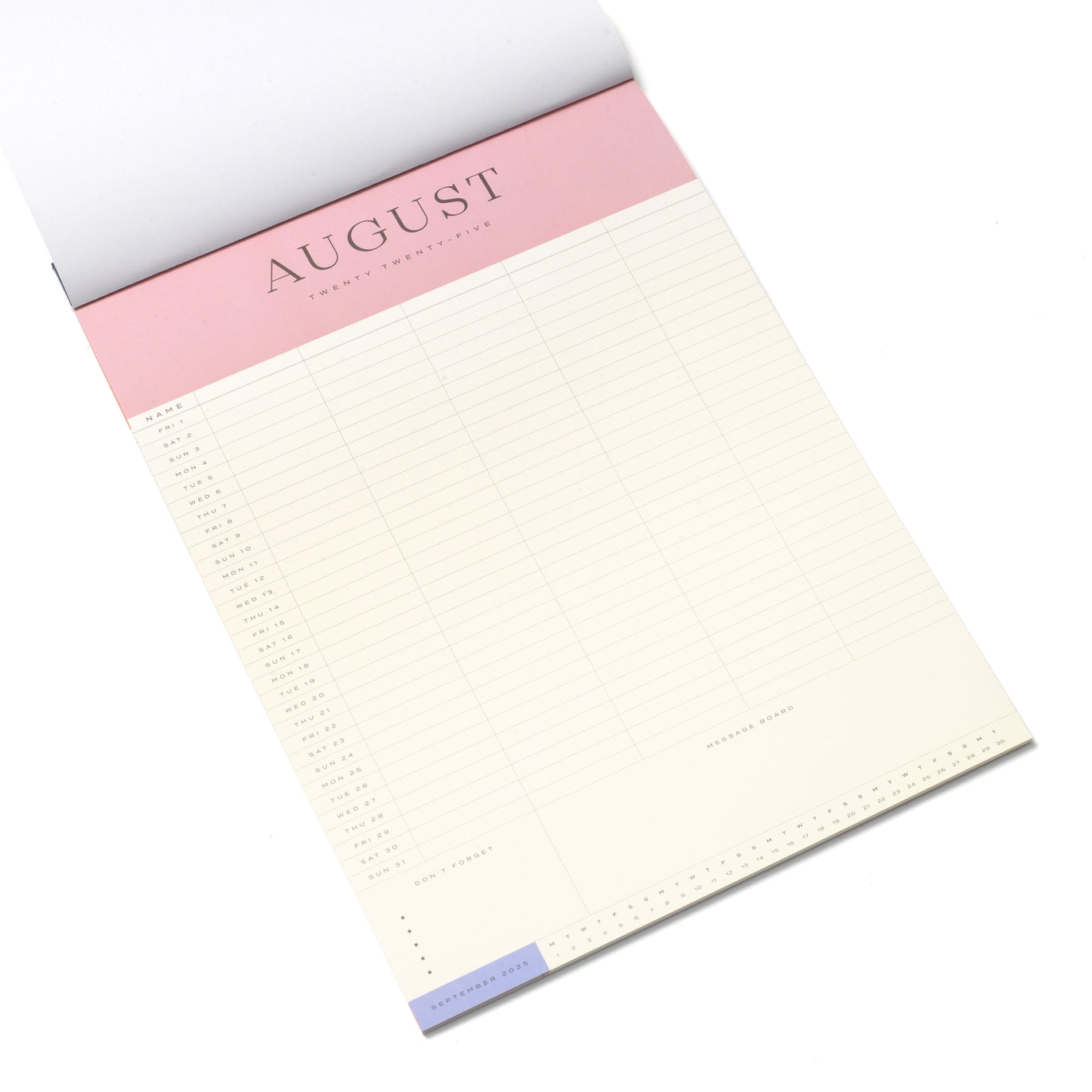 Building Blocks Mid Year Dated Wall Calendar