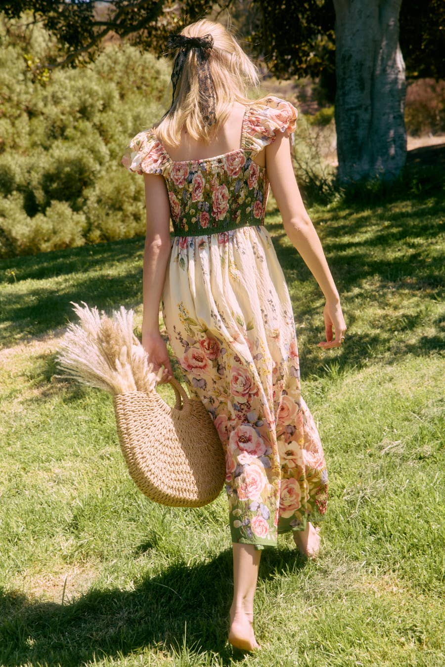midi dress spring Spring Garden Midi Dress M