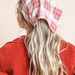 Plaid Triangle Head Scarf
