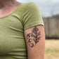 Acorn and Oak Leaves Temporary Tattoo