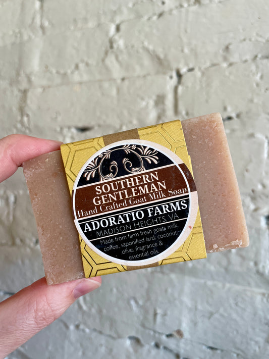 Southern Gentleman Goat Milk Soap - Adoratio Farms