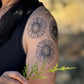 Sunflower Temporary Tattoo