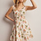 Trina Floral Smocked Waist Mini Dress
